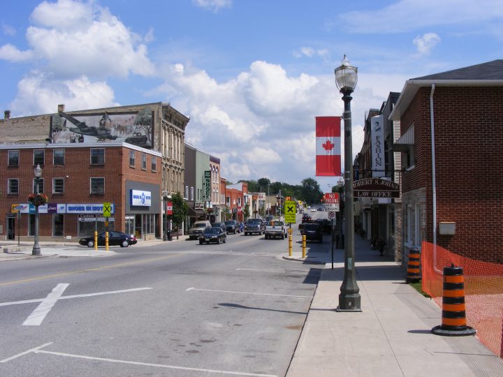overview of downtown main street