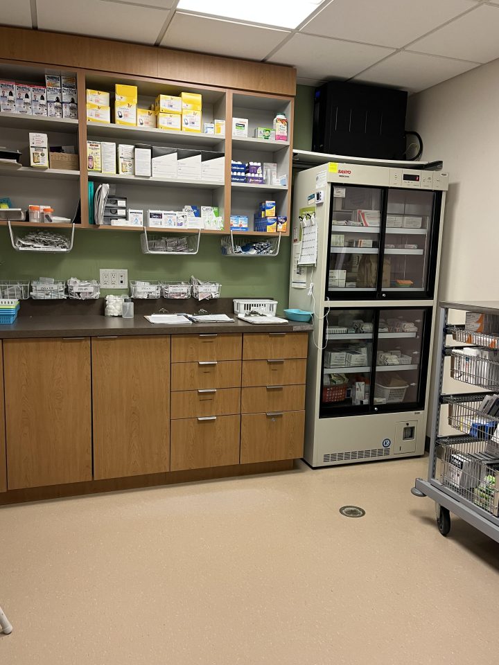 Listowel Clinic medicine room