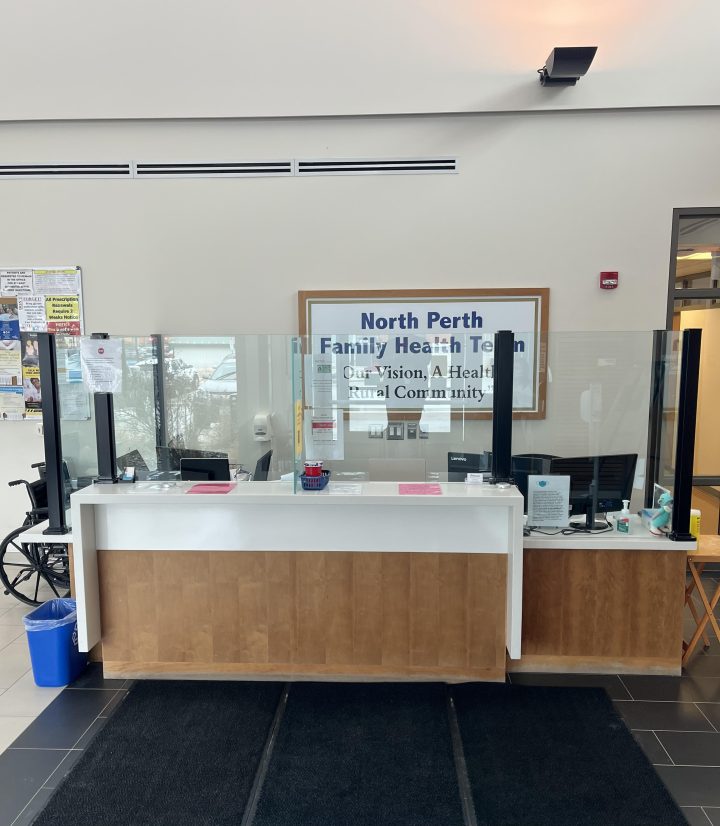 Listowel Clinic reception desk