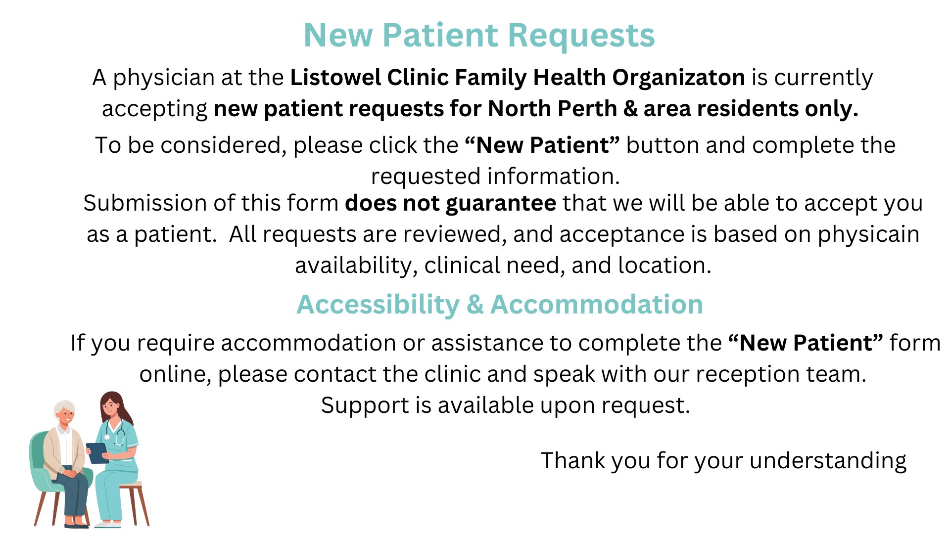 New Patient Requests (1) – Listowel Clinic Family Health Organization